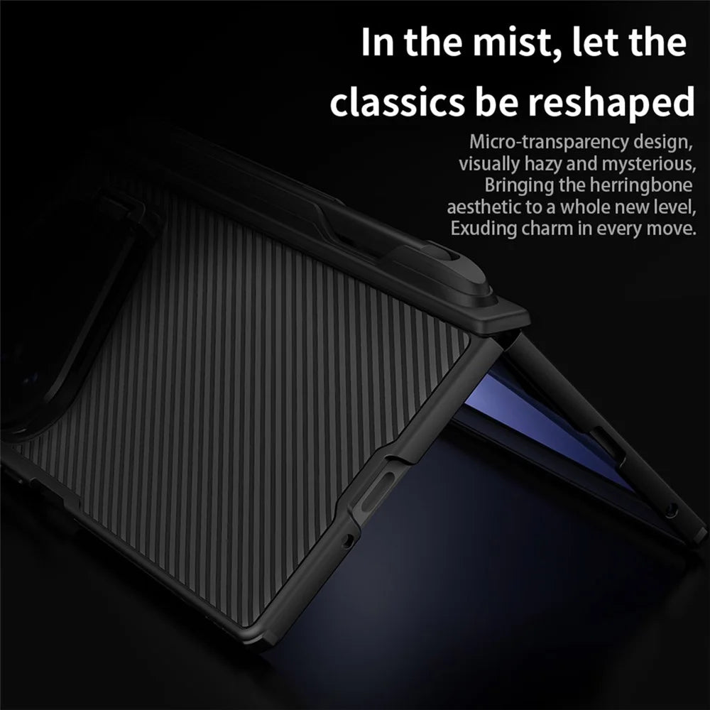 NILLKIN CamShield Prop Magnetic Series For Samsung Galaxy Z Fold8 Ultra Case PC Phone Cover with Clear Camera Lid   /   Stylus Pen - 7