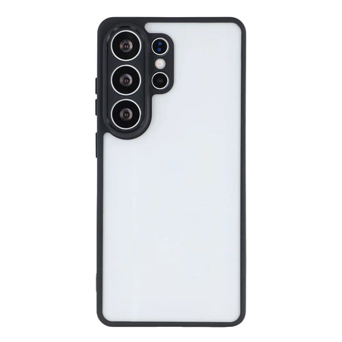 For Samsung Galaxy S26 Ultra Phone Case TPU + Acrylic Clear Back Cover - Black - 1