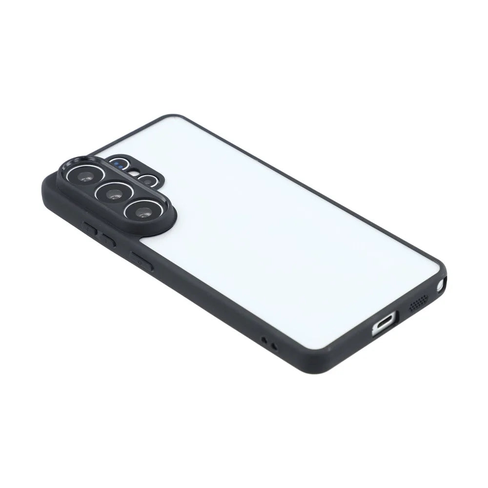 For Samsung Galaxy S26 Ultra Phone Case TPU + Acrylic Clear Back Cover - Black - 3