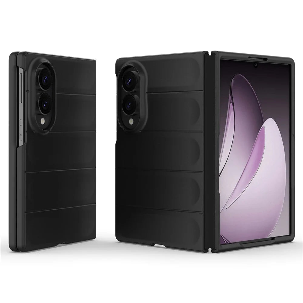 For Samsung Galaxy Z Fold8 Phone Case Anti-Drop Soft TPU Rugged Back Cover - Black - 1