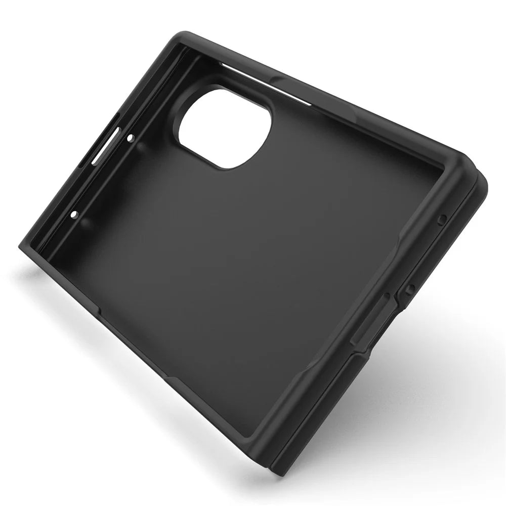 For Samsung Galaxy Z Fold8 Phone Case Anti-Drop Soft TPU Rugged Back Cover - Black - 6