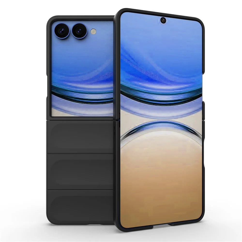 For Samsung Galaxy Z Flip8 Phone Case Anti-Drop Soft TPU Rugged Back Cover - Black - 4