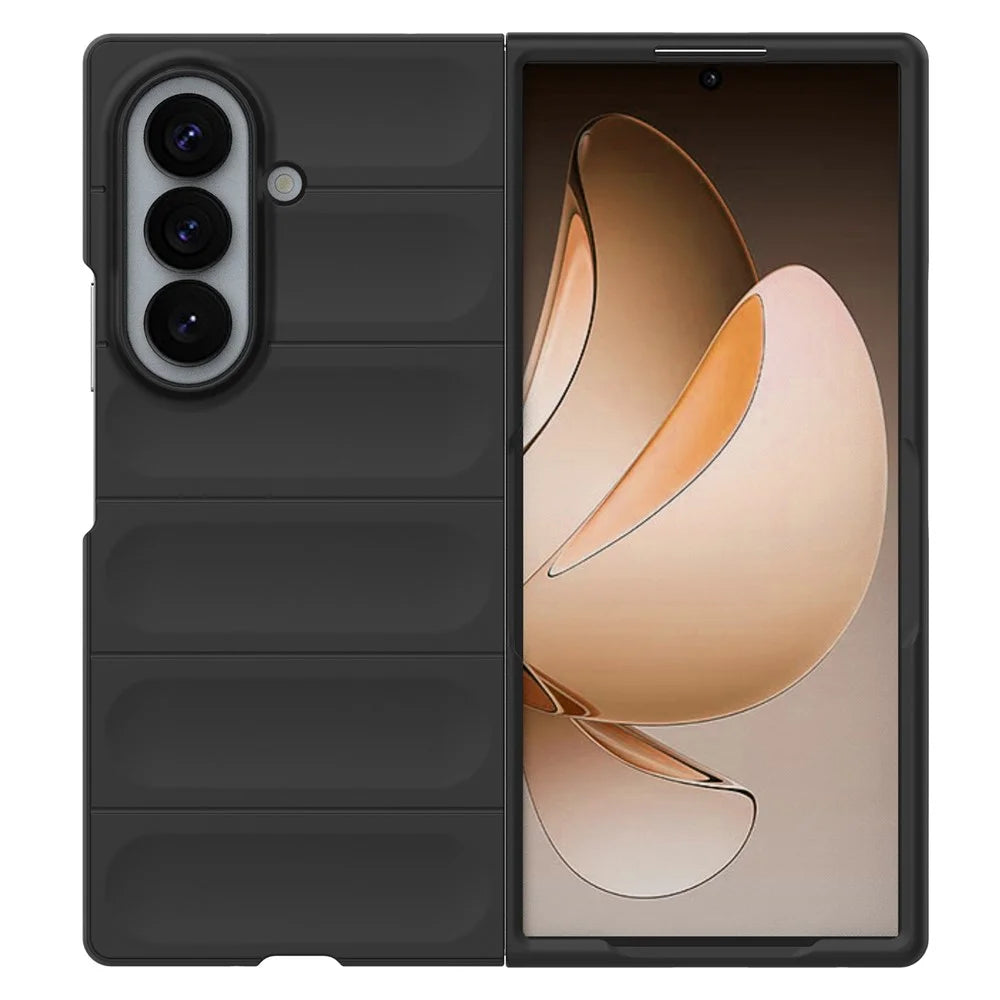 For Samsung Galaxy Z Fold8 Ultra Phone Case Anti-Drop Soft TPU Rugged Back Cover - Black - 6