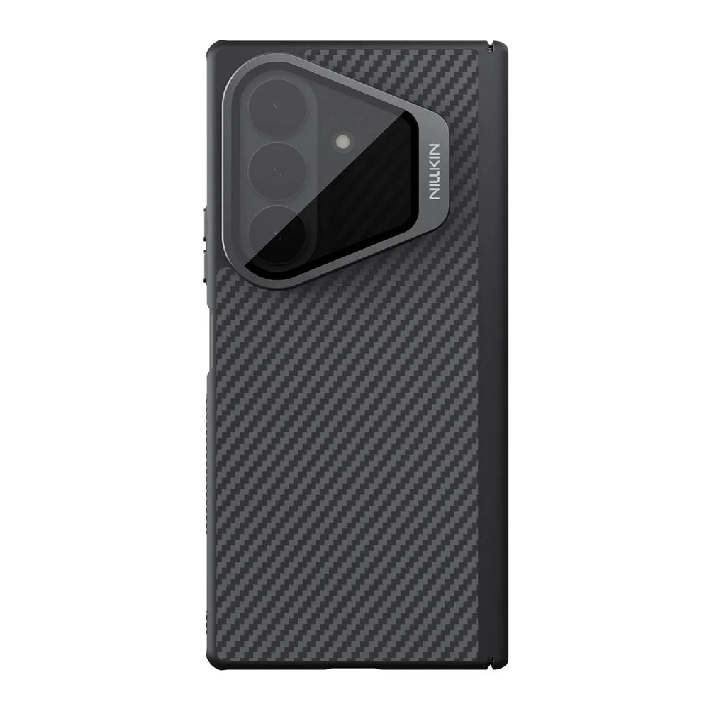 NILLKIN For Samsung Galaxy Z Fold8 Ultra Magnetic Case TPU + Aramid Fiber Lens Cover Kickstand Phone Cover - Black - 2