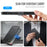 AUTSPACE for Samsung Galaxy S25 / Galaxy S24 A15 Case RFID Blocking Wallet Leather Magnetic Phone Cover - Black - 4