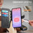 AUTSPACE for Samsung Galaxy A36 5G A15 Case RFID Blocking Wallet Leather Magnetic Phone Cover - Black - 7