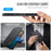 AUTSPACE for iPhone 14 A15 Case RFID Blocking Wallet Leather Magnetic Phone Cover - Black - 4