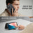 AUTSPACE for iPhone 14 A15 Case RFID Blocking Wallet Leather Magnetic Phone Cover - Black - 5