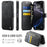 AUTSPACE for iPhone 16 Pro A15 Case RFID Blocking Wallet Leather Magnetic Phone Cover - Black - 2
