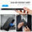AUTSPACE for iPhone 16 Pro A15 Case RFID Blocking Wallet Leather Magnetic Phone Cover - Black - 4