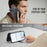 AUTSPACE for iPhone Air A15 Case RFID Blocking Wallet Leather Magnetic Phone Cover - Black - 5