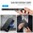 AUTSPACE for iPhone 17 Pro A15 Case RFID Blocking Wallet Leather Magnetic Phone Cover - Black - 4