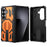 For Samsung Galaxy Z Fold8 Ultra / Z Fold7 5G Case Kickstand Hinge Protection Rugged PC + TPU Phone Cover - Orange - 2
