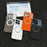 For Xiaomi 17 Max Magnetic Case Ring Kickstand Tech Fabric Coated PC + TPU Phone Back Cover with Tempered Glass Screen Protector - Dark Grey - 5