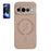 For Google Pixel 11 Pro Magnetic Case Litchi Texture Leather + PC + TPU Shockproof Phone Cover with Tempered Glass Screen Protector - Desert Gold - 1