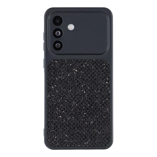 For Samsung Galaxy A37 5G Case Diamond Glitter TPU Shockproof Cover - Black - 1