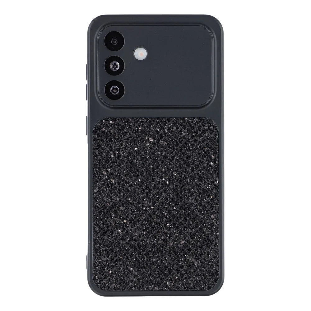 For Samsung Galaxy A37 5G Case Diamond Glitter TPU Shockproof Cover - Black - 1