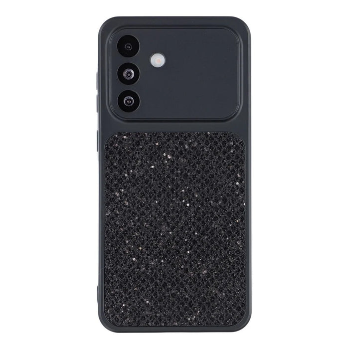 For Samsung Galaxy A37 5G Case Diamond Glitter TPU Shockproof Cover - Black - 1