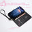 For Samsung Galaxy S26 FE Case Bowknot Decor Wallet Leather Phone Cover with Wrist Strap - Black - 3