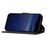 For Samsung Galaxy S26 FE Case Skin-Touch Leather Imprinted Wallet Phone Cover with Shoulder Strap + Wrist Strap - Black - 3