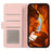 For Samsung Galaxy S26 FE Case RFID Blocking Flip Leather Phone Cover - Pink - 2
