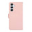 ABEEL For Samsung Galaxy S26 FE Case Leather Phone Cover with RFID Blocking Wallet - Pink - 7