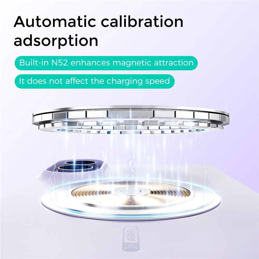 ABEEL Magnetic Case For Samsung Galaxy Z Fold8 Skin Touch Liquid Silicone Phone Back Cover - Purple - 6