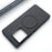 For Sony Xperia 1 VIII Magnetic Case X-Patterned TPU PU Leather PC Anti-Drop Phone Cover - Black - 2