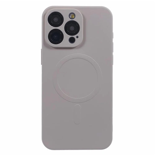 For iPhone 14 Pro Max Magnetic Phone Case TPU Anti-Scratch Cover Compatible with MagSafe - Grey - 1