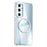 For Samsung Galaxy S26 FE Magnetic Case Double Color Rotating Ring Kickstand PC + TPU Phone Cover - White - 2