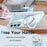 For Samsung Galaxy S26 FE Magnetic Case Double Color Rotating Ring Kickstand PC + TPU Phone Cover - White - 3