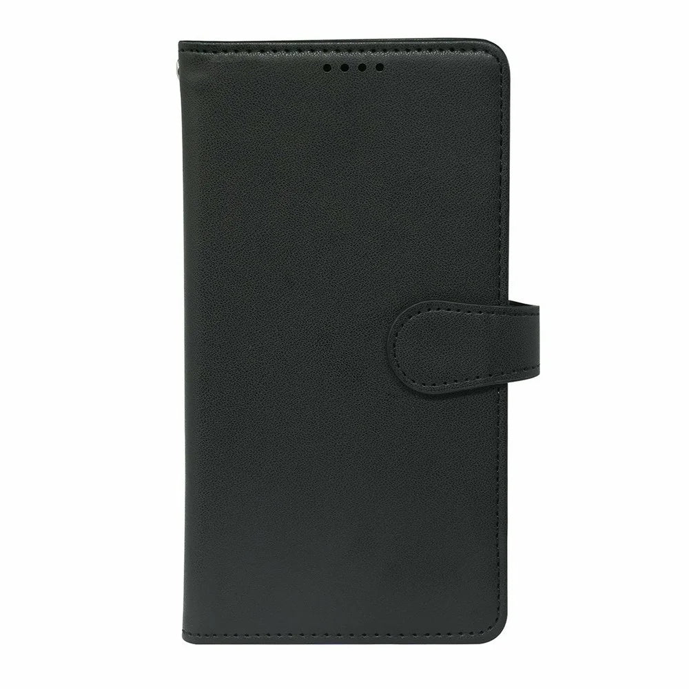 For Samsung Galaxy S26 FE Case with 9 Card Slots PU Leather Stand Phone Cover - Black - 6