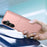 For Samsung Galaxy S26 FE Case with Card Holder TPU + PC Phone Back Cover - Rose Gold - 5