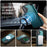 CASEME for iPhone 16 Plus Case  053  Magnetic RFID Blocking Wallet Flip Leather Phone Cover - Blue Green - 3