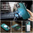 CASEME for iPhone 15 Case  053  Magnetic RFID Blocking Wallet Flip Leather Phone Cover - Blue Green - 3