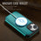 CASEME for iPhone 15 Case  053  Magnetic RFID Blocking Wallet Flip Leather Phone Cover - Blue Green - 4