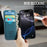 CASEME for iPhone 12 Pro Max Case  053  Magnetic RFID Blocking Wallet Flip Leather Phone Cover - Retro Blue - 5