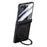 For Samsung Galaxy Z Flip8 Case Kickstand Skin Touch PC Phone Cover Built-In Screen Protector - Black - 4