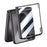 For Samsung Galaxy Z Flip8 Case Kickstand Skin Touch PC Phone Cover Built-In Screen Protector - Black - 6