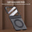For Samsung Galaxy Z Flip8 Case Magnetic Kickstand PC + TPU Matte Phone Cover with Tempered Glass Screen Protector - Black - 4