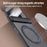 For Samsung Galaxy Z Flip8 Case Magnetic Kickstand PC + TPU Matte Phone Cover with Tempered Glass Screen Protector - Black - 6