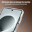 For Samsung Galaxy Z Flip8 Case PC + TPU Matte Phone Cover with Tempered Glass Screen Protector - White - 5