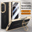 For Samsung Galaxy Z Fold8 Ultra Case with Tempered Glass Screen Protector Lens Kickstand Electroplated Phone Cover - Black - 7