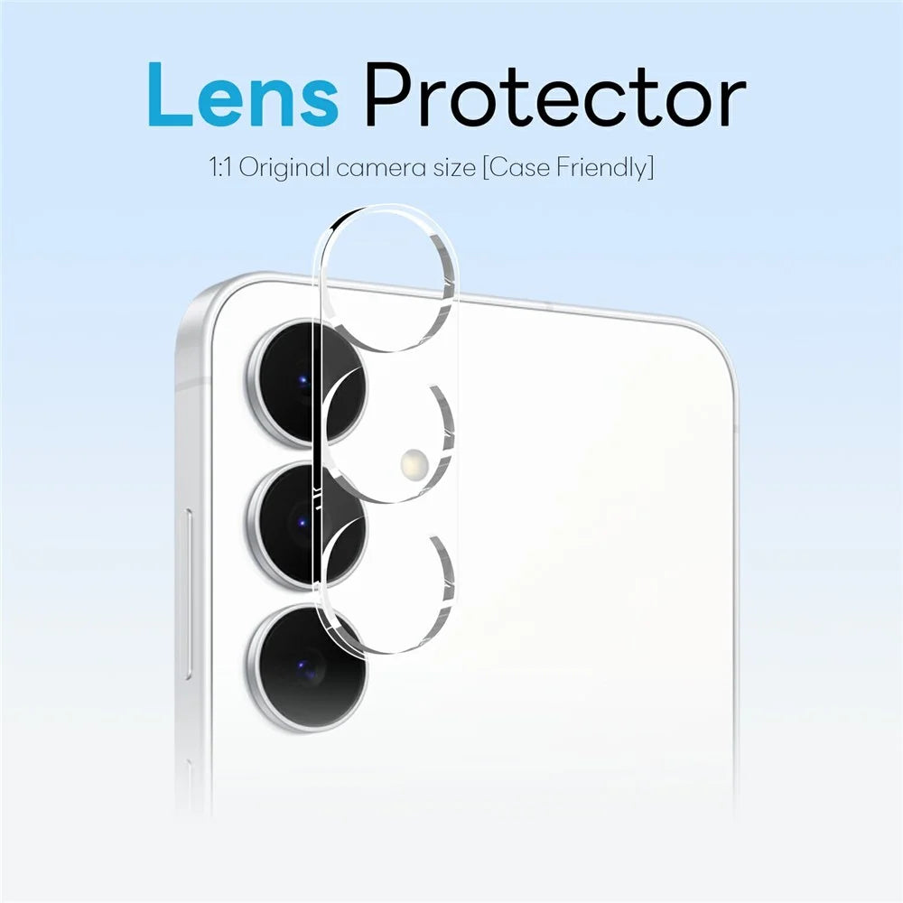 NORTHJO for Samsung Galaxy S25 FE Magnetic Case PC + TPU Phone Cover Set with Front Screen Protector + Lens Film - 4