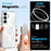 NORTHJO 5 in 1 Set for Samsung	Galaxy S25 FE Magnetic Case PC + TPU Phone Cover with 2 Front Screen Protector + 2 Lens Film - Transparent - 2