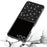 For Samsung Galaxy Z Flip8 Case Electroplating TPU + PC Sparkling Glitter Phone Back Cover - Black - 2