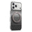 For iPhone 17 Pro Case Magnetic Kickstand PU Leather + PC + TPU Gradient Phone Cover - Black - 2