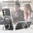 For Samsung Galaxy S25+ / S24+ Case Magnetic Kickstand PU Leather + PC + TPU Gradient Phone Cover - Black - 7
