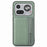 For Nothing Phone (4a) Pro Case RFID Blocking Carbon Fiber Leather Phone Back Cover with Card Holder - Green - 1