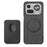 For Nothing Phone (4a) Pro Magnetic Case Detachable Card Holder Phone Back Cover - Black - 2